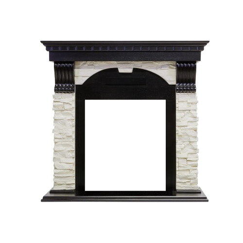 Royal Flame Dublin - Венге / Сланец белый с очагом Majestic FX Black