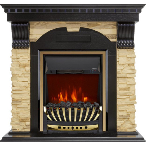 Royal Flame Dublin - Венге / Сланец с очагом Aspen Gold