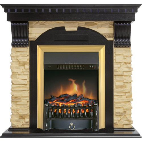 Royal Flame Dublin - Венге / Сланец с очагом Fobos FX Brass