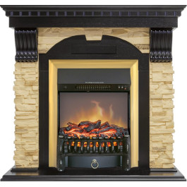 Royal Flame Dublin - Венге / Сланец с очагом Fobos FX M Brass