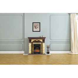 Royal Flame Dublin (Разборный) - Орех каньон / Сланец  с очагом Aspen Black