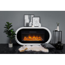 Royal Flame Ellips - Белый с черным с очагом Vision 60 LED