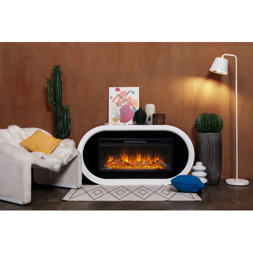 Royal Flame Ellips - Орех (ширина 1450 мм) с очагом Vision 42 LED