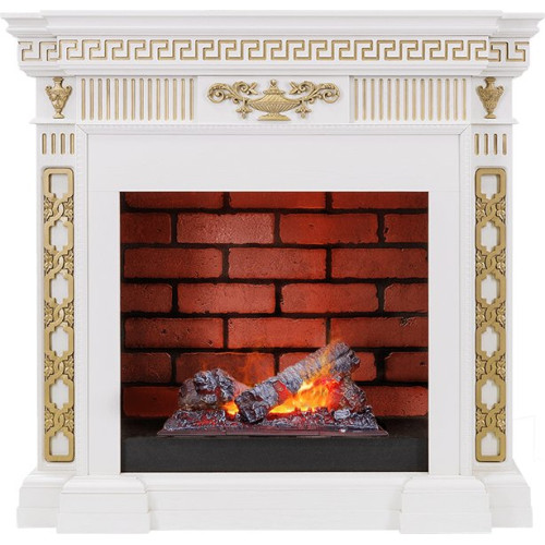 Dimplex Greece - Белый с золотом с очагом Cassette 400 NH