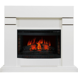 Royal Flame Lindos - Белый (Высота 915 мм) с очагом Dioramic 26 LED FX