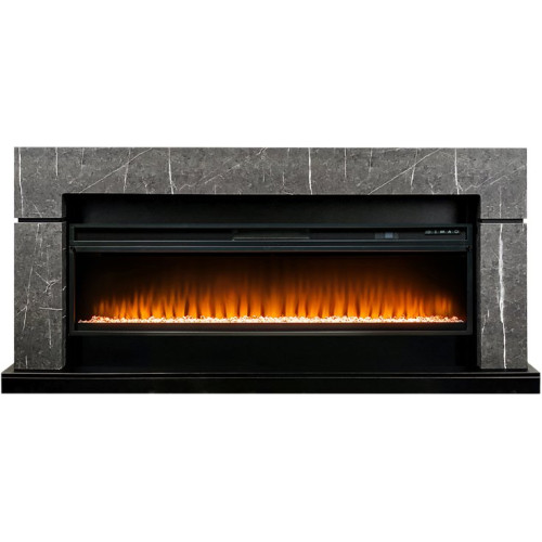 Royal Flame Lindos 60 SFT - Серый мрамор с очагом Vision 60 LED