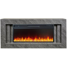 Royal Flame Line 42 Concrete - Серый бетон с очагом Vision 42 LED