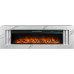 Royal Flame Line 60 SFT White Marble (Разборный) - Белый мрамор с очагом Vision 60 LOG LED