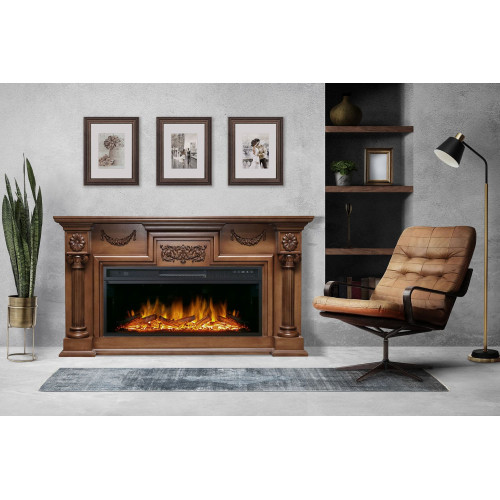 Royal Flame London - Орех с очагом Vision 42 LOG LED