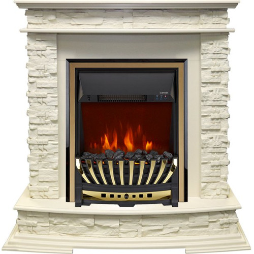 Royal Flame Luzern - Слоновая кость с очагом Aspen Gold