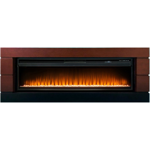 Royal Flame Modern - Темный дуб с черным с очагом Vision 60 LED