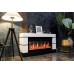 Royal Flame Modern 42 - Белый с черным (Глубина 300 мм) с очагом Vision 42 LED