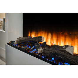 British Fires New Forest 1900 with Signature logs