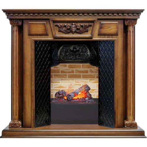 Dimplex Olympia - Дуб антик / Кирпич с очагом Cassette 400 NH