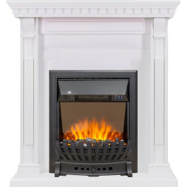 Royal Flame Orlean - Белый с очагом Aspen Black