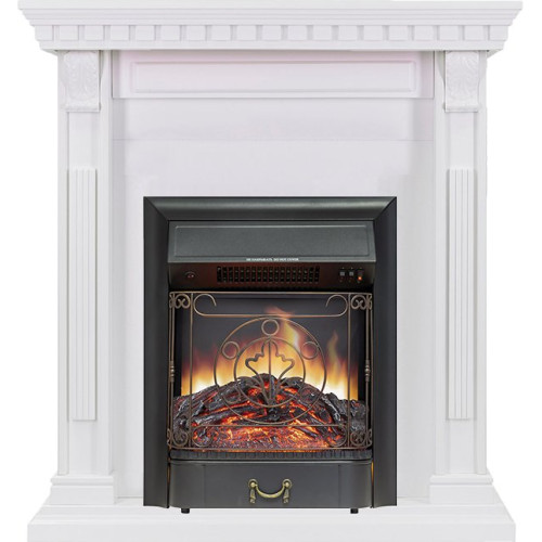 Royal Flame Orlean - Белый с очагом Majestic FX Black