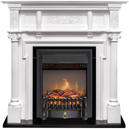 Royal Flame Oxford - Белый с очагом Fobos FX M Black