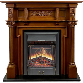 Royal Flame Oxford - Орех с очагом Majestic FX Black