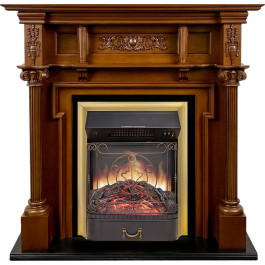 Royal Flame Oxford - Орех с очагом Majestic FX M Brass