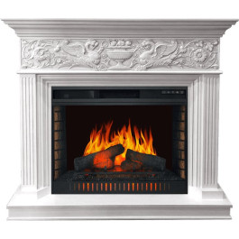 Royal Flame Palace - Белый с серебром с очагом Vision 30 EF LED FX