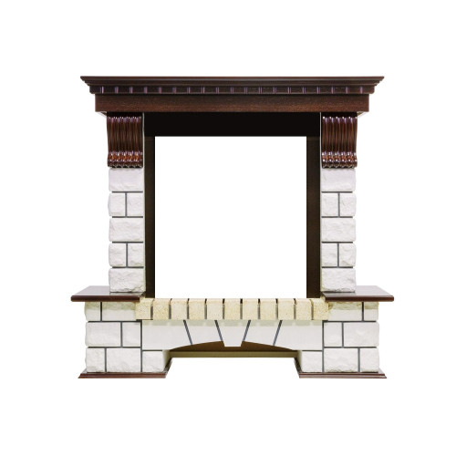 Dimplex Pierre Luxe - Темный дуб / Белый (Высота 1020мм) с очагом Cavendish