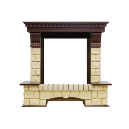 Royal Flame Pierre Luxe - Темный дуб / Шампань