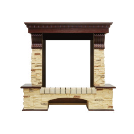 Royal Flame Pierre Luxe - Темный дуб / Сланец