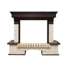 Dimplex Pierre Luxe - Темный дуб / Сланец мелкий