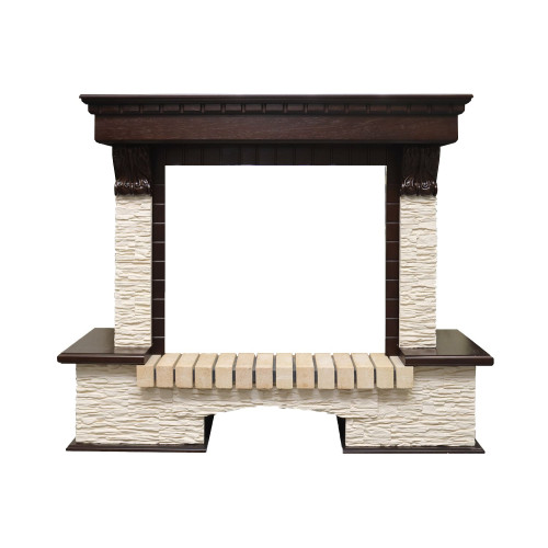 Dimplex Pierre Luxe - Темный дуб / Сланец мелкий с очагом Symphony 26 DF2608-INT