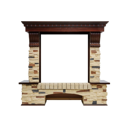 Dimplex Pierre Luxe - Темный дуб / Сланец (Высота 1040мм)