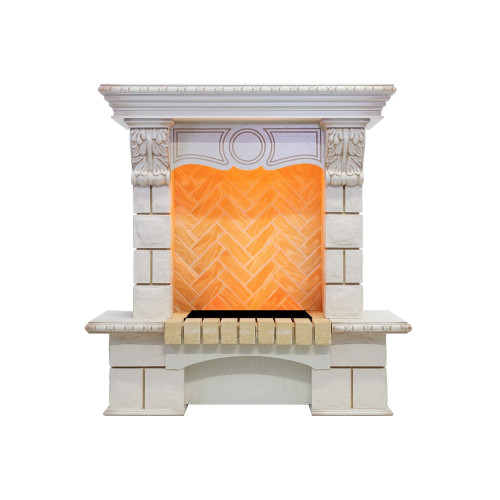 Dimplex Pierre Luxe угловой - Слоновая кость / Шампань (Высота 975мм)