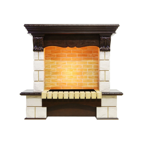 Dimplex Pierre Luxe угловой - Темный дуб / Шампань (Высота 1035мм)