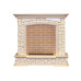 Dimplex Preston - Слоновая кость с патиной / Кирпич с очагом Cassette 400 NH