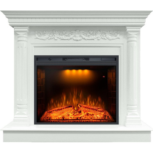 Royal Flame Sicilia - Белый с очагом Emerald 28