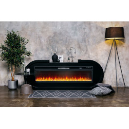 Royal Flame Soho - Белый с черным с очагом Vision 60 LED