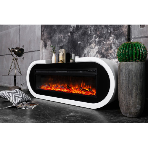 Royal Flame Soho - Белый с черным с очагом Vision 60 LED