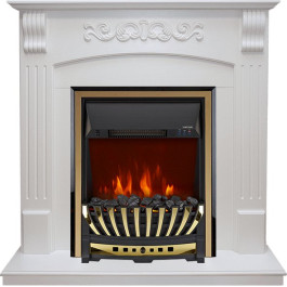 Royal Flame Sorrento - Белый дуб с очагом Aspen Gold