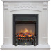Royal Flame Sorrento - Белый дуб с очагом Fobos FX M Black