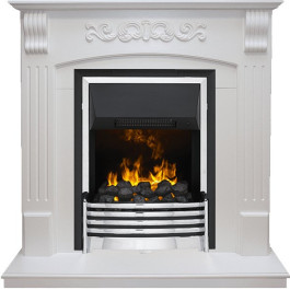 Dimplex Sorrento угловой - Белый дуб с очагом Flagstaff