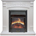 Royal Flame Sorrento угловой - Белый дуб с очагом Majestic FX Black