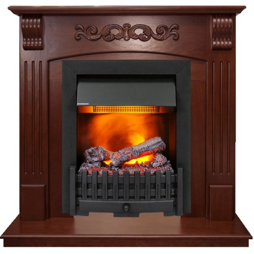 Dimplex Sorrento угловой - Орех с очагом Danville Black FB2
