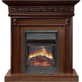 Royal Flame Valletta - Темный дуб с очагом Majestic FX Black