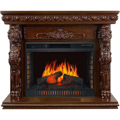 Royal Flame Windsor - Темный дуб с очагом Vision 30 EF LED FX