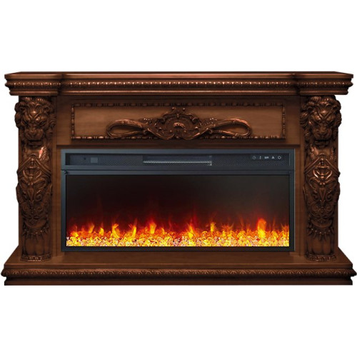 Royal Flame Windsor 42 - Темный дуб с очагом Vision 42 LED