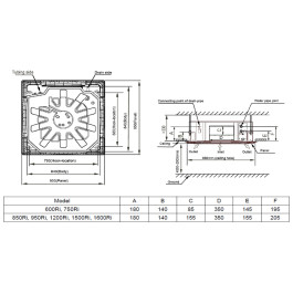 General Climate GCKA-1600Ri кассетный фанкойл
